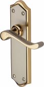W4210-JP Heritage Brass Door Handle Lever Latch Buckingham Design Jupiter Finish