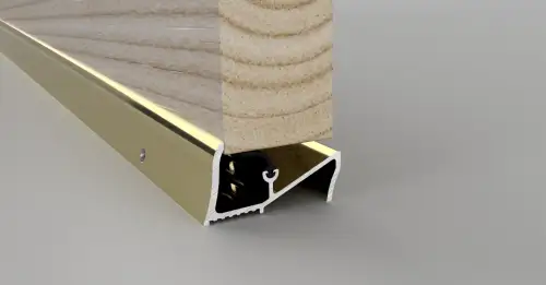Click Here To Enlarge This Photo Of Stormguard Lowline Rubber Threshold Sill 1828mm Gold &lpar;04SR0011828G&rpar;