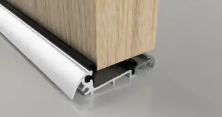Stormguard Slimline &lpar;44mm Thick Doors&rpar; Inward Opening Threshold 1524mm Aluminium &lpar;04SR0021524A&rpar;