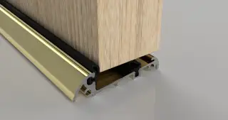 Stormguard Slimline &lpar;44mm Thick Doors&rpar; Inward Opening Threshold 1524mm Gold &lpar;04SR0021524G&rpar;