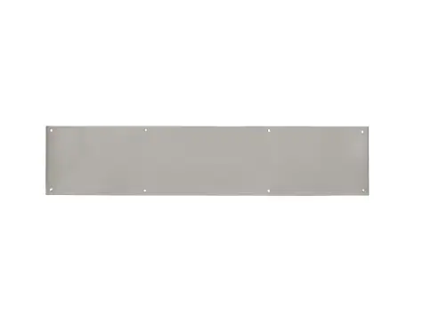Click Here To Enlarge This Photo Of JWL/KP/920150 - 920mm x 150mm x 1.2mm Grade 430 Satin Stainless Steel Kick Plate c/w Screws