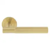 SWL1172SPVD - Carlisle Brass Eurospec 'Arrow' Lever on Round Rose - PVD Satin Brass