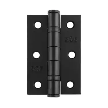 Click Here To Enlarge This Photo Of HIN1322MB - Carlisle Brass Eurospec 76mm x 51mm x 2mm Ball Bearing Hinges Matt Black