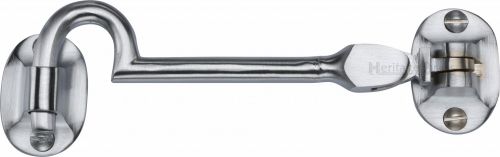Click Here To Enlarge This Photo Of C1530 4-SC Heritage Brass Cabin Hook 4" Satin Chrome Finish