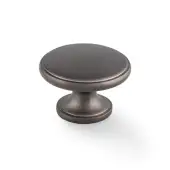 AW849-38-DBZ - Alexander & Wilks 38mm Cambridge Round Cupboard Knob - Dark Bronze
