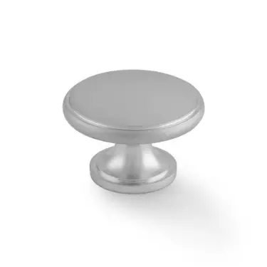 Click Here To Enlarge This Photo Of AW849-38-SC - Alexander & Wilks 38mm Cambridge Round Cupboard Knob - Satin Chrome