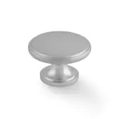 AW849-38-SC - Alexander & Wilks 38mm Cambridge Round Cupboard Knob - Satin Chrome