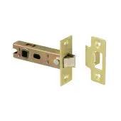 JL121SB Frelan Hardware Jedo Kontrax Tubular Mortice Latch 76mm Satin Brass