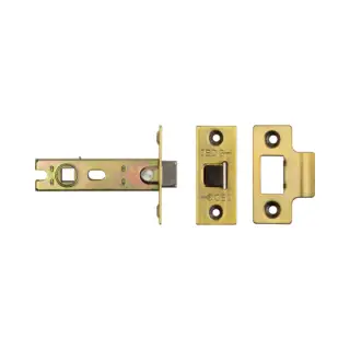 JL121SB Frelan Hardware Jedo Kontrax Tubular Mortice Latch 76mm Satin Brass