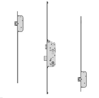 Click Here To Enlarge This Photo Of L24331 - GU Secury A2 1770 Auto-Locking Latch & Deadbolt Single Spindle Multipoint Lock - 2 Deadlocks - 45/92 - 20mm Radius Faceplate (6-36037-44-0-1)