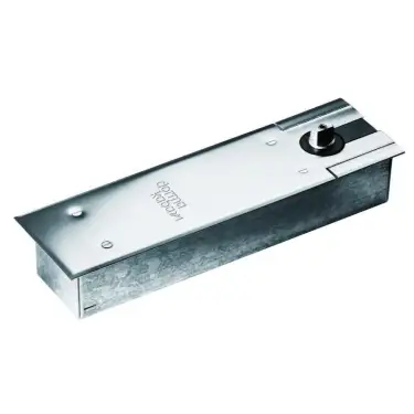Click Here To Enlarge This Photo Of DORMA BTS75V Satin Stainless Steel EN.1-4 Double Action Floor Spring with Backcheck (Hold Open)