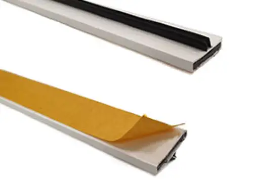 Click Here To Enlarge This Photo Of AF1504TB/WH Astroflame Intumescent Seals (30 mins) Fire & Smoke 15x4x2100mm - Twin Blade - White