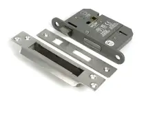 51370 From the Anvil Satin Chrome 3" 5 Lever British Standard Sashlock (Keyed Alike)