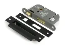 51786 From the Anvil Aged Bronze 2.5" Heavy Duty Bathroom Mortice Lock