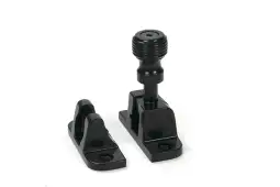 46602 From the Anvil Black Beehive Brighton Fastener (Radiused)