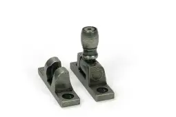 46612 From the Anvil Pewter Mushroom Brighton Fastener - Narrow (Square)