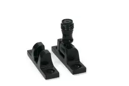 46597 From the Anvil Black Prestbury Brighton Fastener - Narrow (Square)