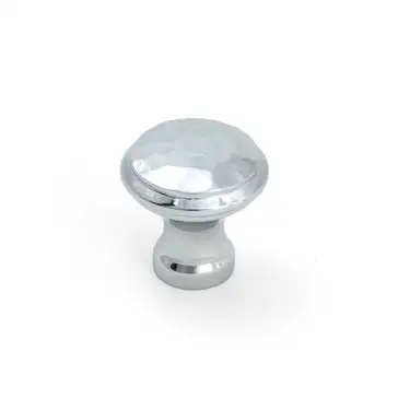Click Here To Enlarge This Photo Of 51286 From the Anvil Polished Chrome Hammered Cabinet Knob - Small - 20mm