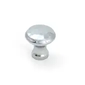 51286 From the Anvil Polished Chrome Hammered Cabinet Knob - Small - 20mm
