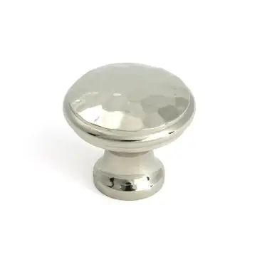 Click Here To Enlarge This Photo Of 51290 From the Anvil Polished Nickel Hammered Cabinet Knob - Medium - 30mm