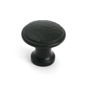 Click Here To Enlarge This Photo Of 51293 From the Anvil Aged Bronze Hammered Cabinet Knob - Medium - 30mm