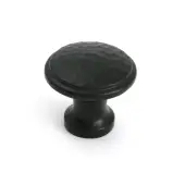 51293 From the Anvil Aged Bronze Hammered Cabinet Knob - Medium - 30mm