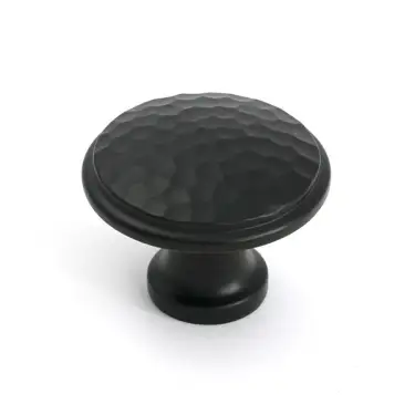 Click Here To Enlarge This Photo Of 51294 From the Anvil Aged Bronze Hammered Cabinet Knob - Large - 40mm