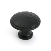 51294 From the Anvil Aged Bronze Hammered Cabinet Knob - Large - 40mm