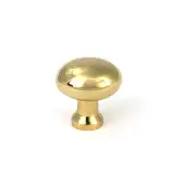 51223 From the Anvil Polished Brass Moore Cabinet Knob - 25mm
