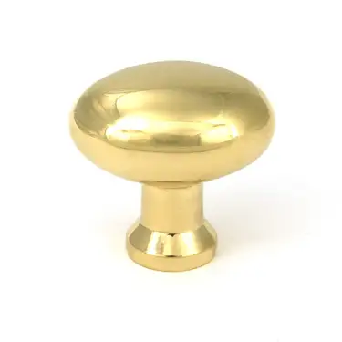 Click Here To Enlarge This Photo Of 51225 From the Anvil Polished Brass Moore Cabinet Knob - 38mm