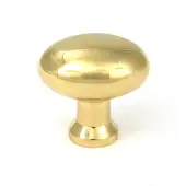 51225 From the Anvil Polished Brass Moore Cabinet Knob - 38mm