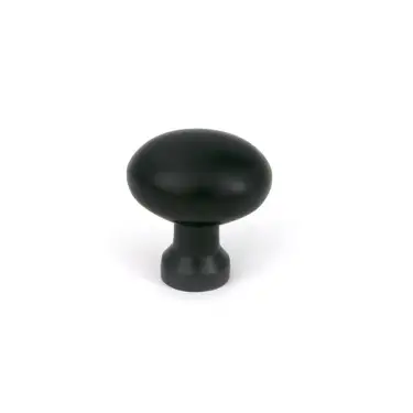 Click Here To Enlarge This Photo Of 51250 From the Anvil Matt Black Moore Cabinet Knob - 25mm