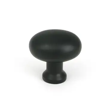Click Here To Enlarge This Photo Of 51251 From the Anvil Matt Black Moore Cabinet Knob - 32mm