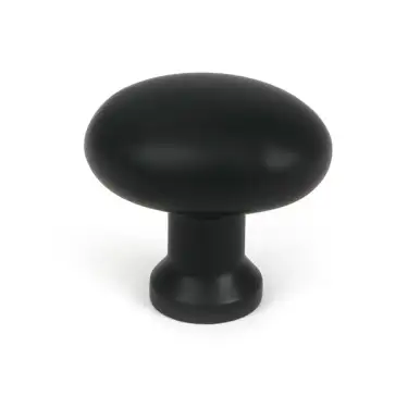 Click Here To Enlarge This Photo Of 51252 From the Anvil Matt Black Moore Cabinet Knob - 38mm
