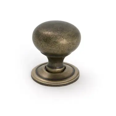 Click Here To Enlarge This Photo Of 50954 From the Anvil Burnished Brass Mushroom Cabinet Knob 32mm
