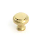 52085 From the Anvil Polished Brass Regency Cabinet Knob - Small - 30mm