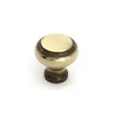 52087 From the Anvil Aged Brass Regency Cabinet Knob - Small - 30mm