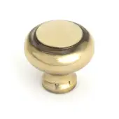 52088 From the Anvil Aged Brass Regency Cabinet Knob - Large - 40mm