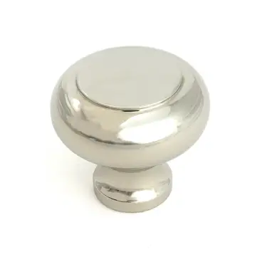 Click Here To Enlarge This Photo Of 52090 From the Anvil Polished Nickel Regency Cabinet Knob - Large - 40mm