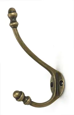 Click Here To Enlarge This Photo Of 51303 From the Anvil Burnished Brass Hat & Coat Hook