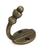 51301 From the Anvil Burnished Brass Coat Hook