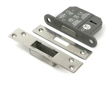 Click Here To Enlarge This Photo Of 51409 From the Anvil Polished Chrome 2.5" 5 Lever British Standard Deadlock