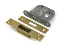 51419 From the Anvil Satin Brass 3" 5 Lever British Standard Deadlock