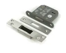 51442 From the Anvil Satin Chrome 3" 5 Lever British Standard Deadlock (Keyed Alike)