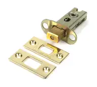 51477 From the Anvil Polished Brass 2.5" Heavy Duty Tubular Deadbolt