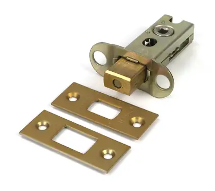 Click Here To Enlarge This Photo Of 51479 From the Anvil Satin Brass 2.5" Heavy Duty Tubular Deadbolt
