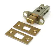 51479 From the Anvil Satin Brass 2.5" Heavy Duty Tubular Deadbolt
