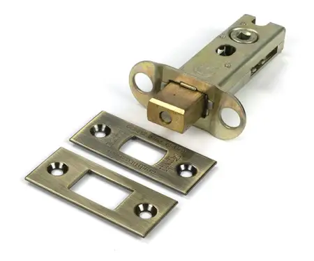 Click Here To Enlarge This Photo Of 51488 From the Anvil Aged Brass 3" Heavy Duty Tubular Deadbolt