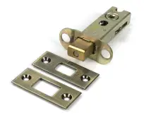 51488 From the Anvil Aged Brass 3" Heavy Duty Tubular Deadbolt