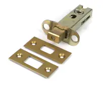 51489 From the Anvil Satin Brass 3" Heavy Duty Tubular Deadbolt